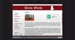 Desktop Screenshot of kleine-glocke.de